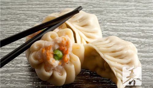 香菇油菜饺子