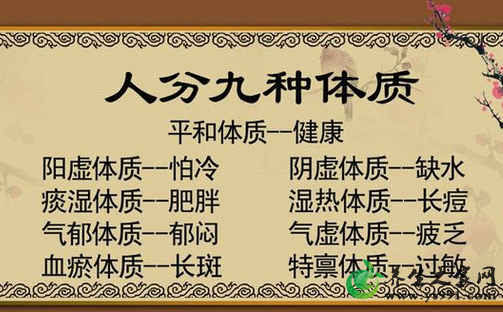 ​体质的特点_体质的特征