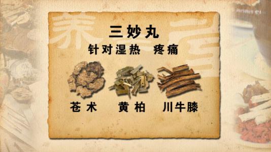 三妙丸的新用途_临床应用、组成用量与禁忌