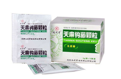 天麻钩藤颗粒的性状、成分及药理作用